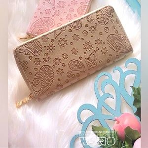 ✌🏼 #45 Country Boho Paisley Printed Leather Wallet